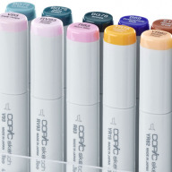 Copic Sketch EX-2 12 набор маркеров с кистью в кейсе - Copic Sketch EX-2 12 набор маркеров с кистью в кейсе купить в официальном магазине Copic.Club (Копик Клуб) с доставкой по РФ и всему миру