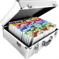 Copic Sketch Full Set 358 набор маркеров с кистью в фирменном чемодане, вся палитра - Copic Sketch Full Set 358 набор маркеров с кистью в фирменном чемодане, вся палитра купить в официальном магазине Copic.Club (Копик Клуб) с доставкой по РФ и всему миру