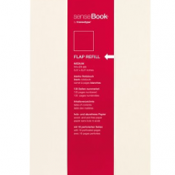 Блок бумаги сменный для блокнотов SenseBook Flap S нелинованный А6 - Сменный блок бумаги для блокнотов SenseBook Flap S нелинованный купить в магазине Copic.Club с доставкой