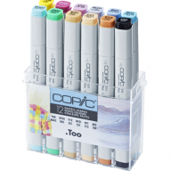 Copic Classic 12 Pastel набор маркеров в кейсе, пастельные цвета - Copic Classic 12 Pastel набор маркеров в кейсе, пастельные цвета купить в официальном магазине Копик Клаб / Copic Club с доставкой по РФ и всему миру